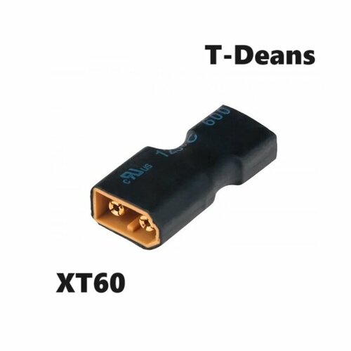 Переходник XT60 на T-Deans (мама / мама) 9 разъемы ХТ60 на T-plug адаптер штекер желтый XT-60 на красный Т плаг (папа / папа) запчасти male, female аккумулятор р/у батарея
