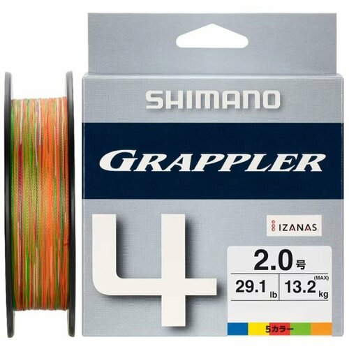 shimano удилище мультипликаторное 21 grappler bb j b60 5 Шнур Shimano Grappler 4 PE 10m x 5 colors LD-A72W 300m #1.2