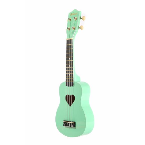 Укулеле Belucci B-21 Heart Light Green (вырез сердце), сопрано