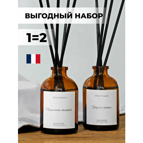 Ароматический диффузор для дома, ароматизатор для дома 2 шт 50 мл