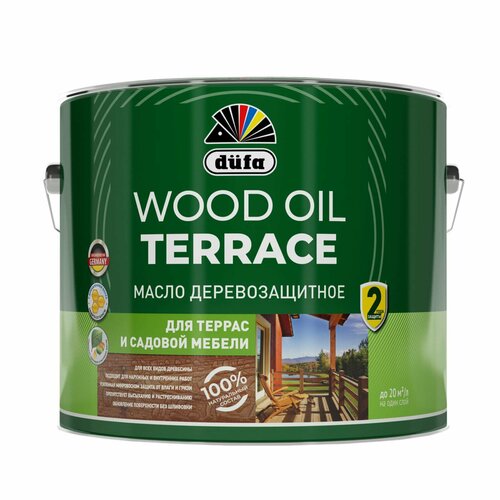 Масло DUFA Wood Oil Terrace деревозащитное палисандр 2л масло dufa wood oil terrace мп00 011