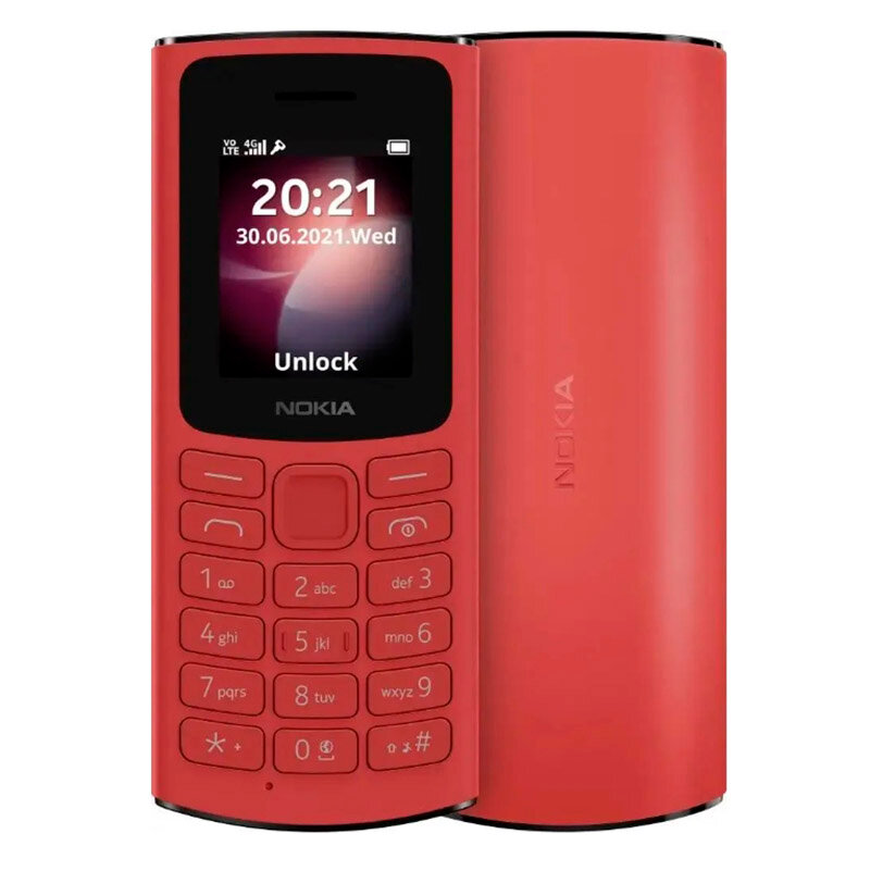 Сотовый телефон Nokia 106 DS (TA-1564) Red