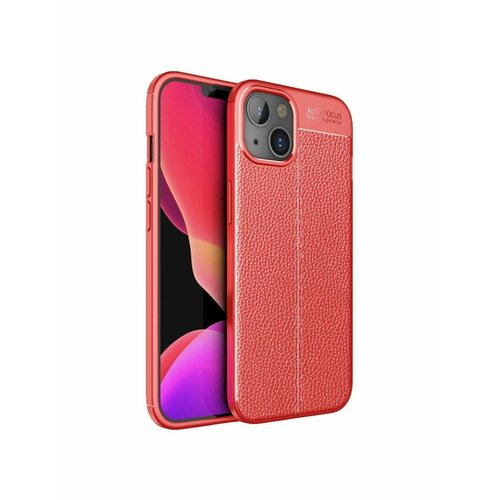 Brodef Fibre силиконовый чехол для iPhone 13 Красный