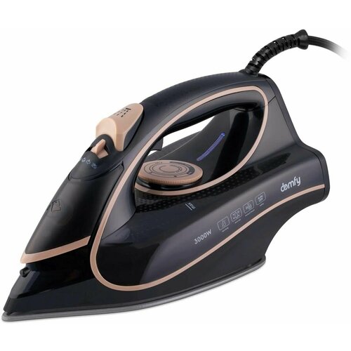 Утюг DOMFY DSC-EI901 3000Вт черныйзолотистый 469000₽