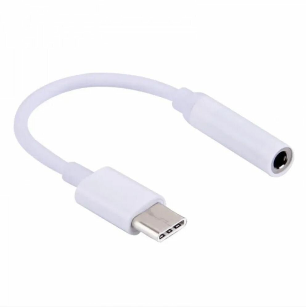 фото Кабель-переходник (адаптер) Орбита OT-SMA21 / НЕ работает с Samsung/ Кабель AUX для наушников c USB Type-C на Jack 3.5 (гнездо)
