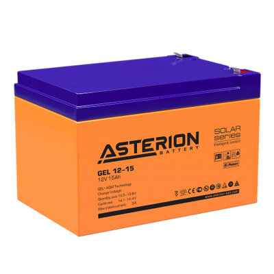 Аккумулятор Asterion GEL 12-15 12V 15Ah