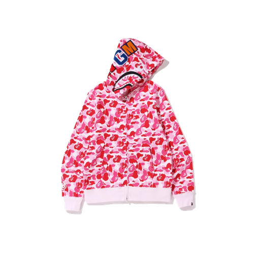 фото Худи a bathing ape big abc camo shark, размер l, розовый