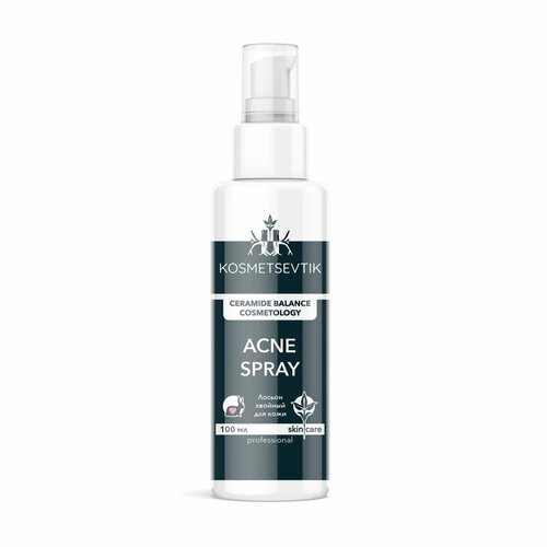 Лосьон для проблемной кожи лица от прыщей И угрей ACNE SPRAY Стоп акне лосьон для лица momotani лосьон для ухода за проблемной кожей для мужчин