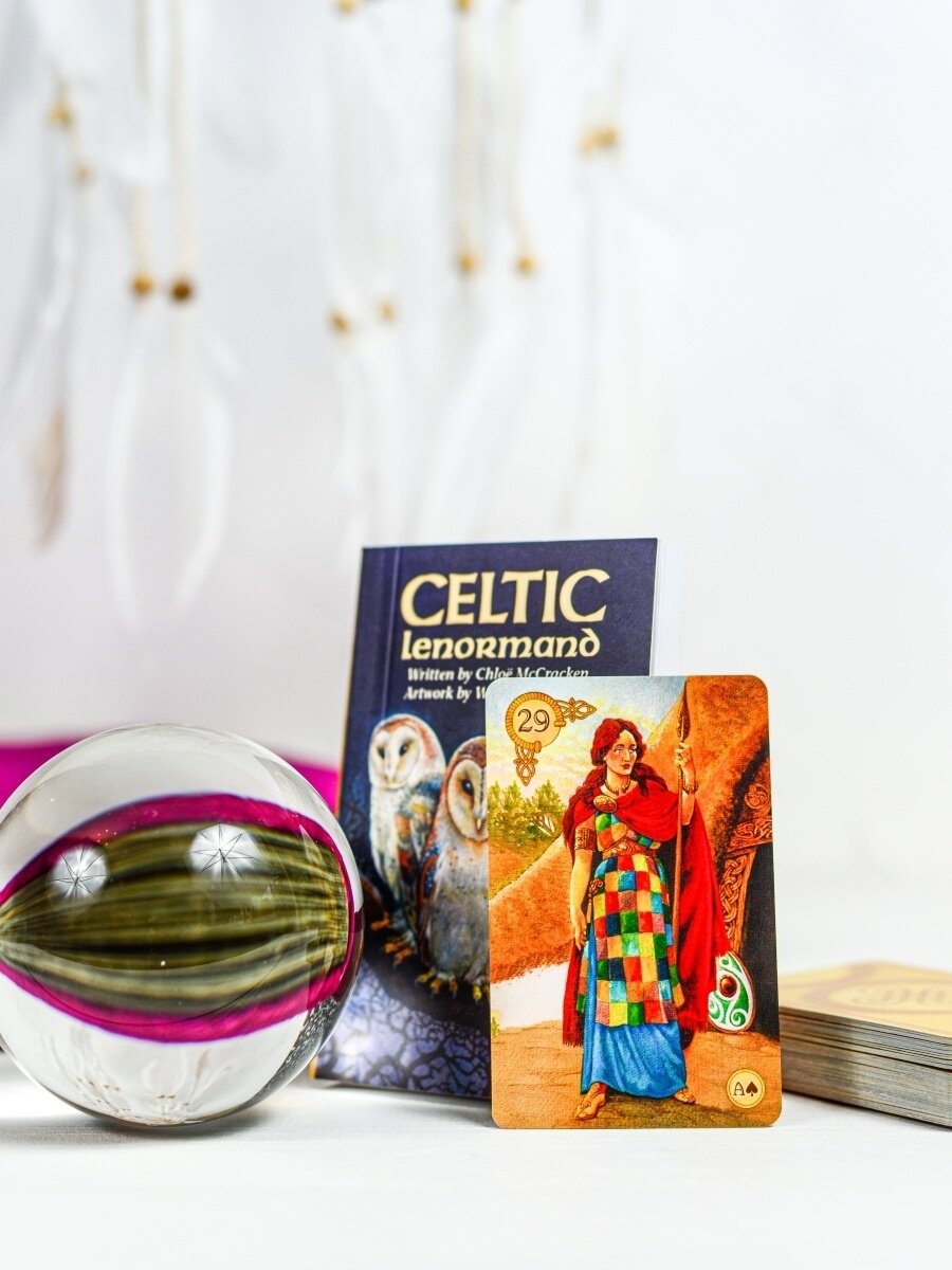 Карты Оракул Ленорман Кельтский / Celtic Lenormand, 45 карт на английском языке — фото 1