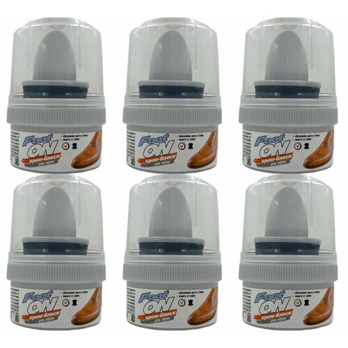 Foot ON Крем для обуви бесцветный, 60 мл, 6 шт