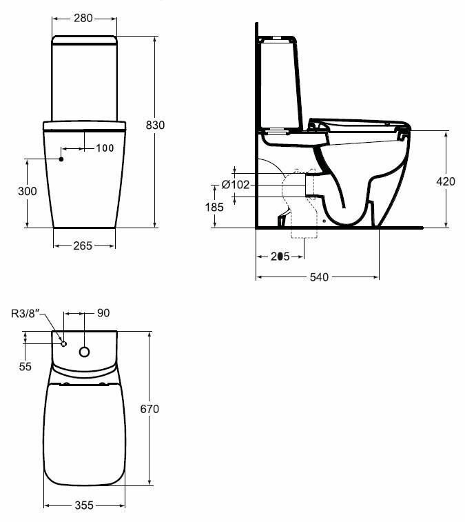 Бачок для унитаза Ideal Standard Ventuno - фото №6