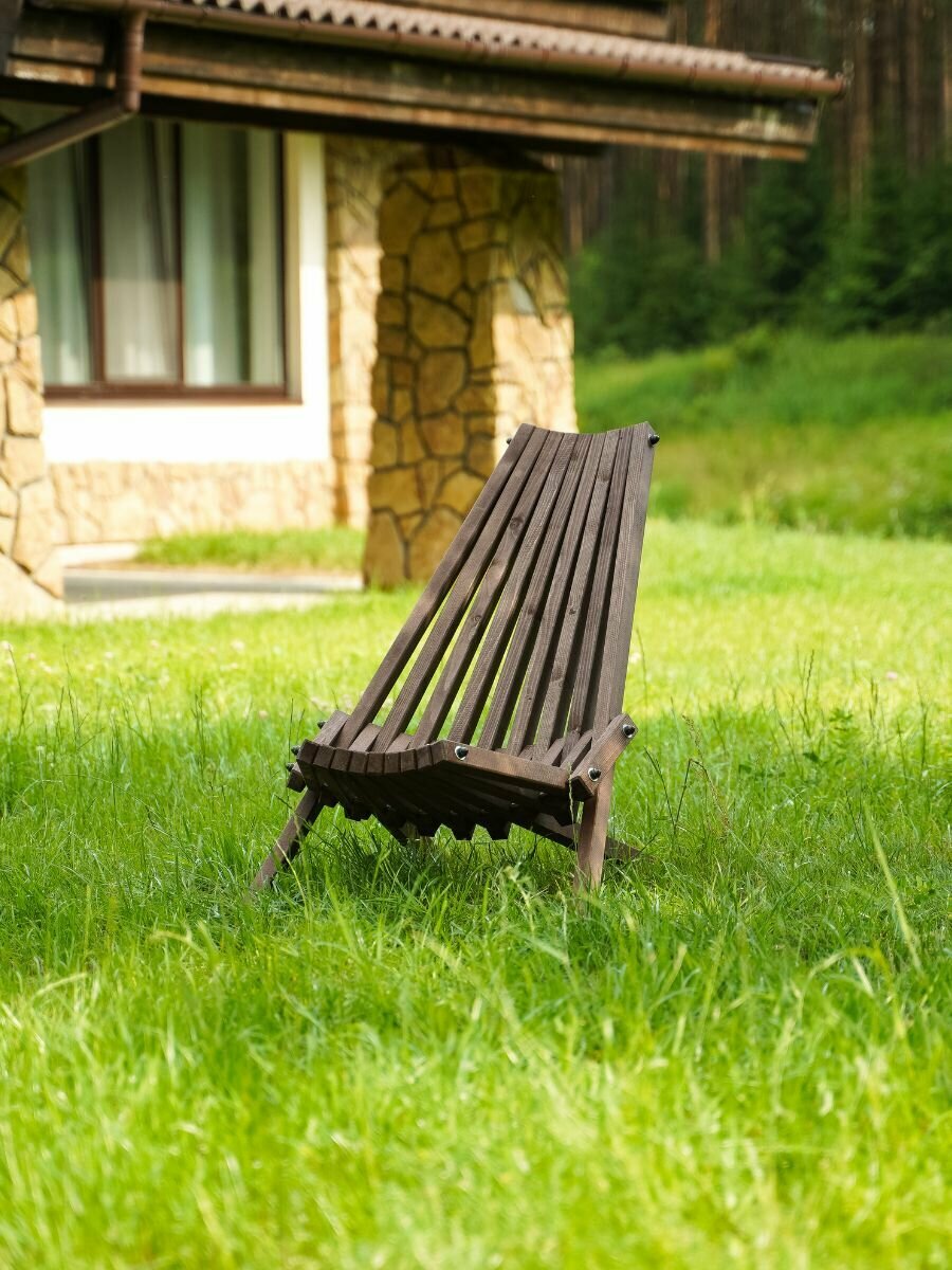Кресло шезлонг деревянное Релакс Кентукки - фотография № 2