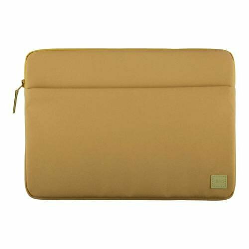 Чехол-папка Uniq LYON Laptop Sleeve для ноутбуков (до 14') тканевая, цвет канареечный (Canary Yellow)