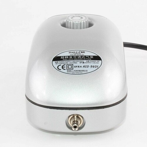 Компрессор для аквариума Hailea ACO 9601 - 2W для гидропонных систем 1550₽