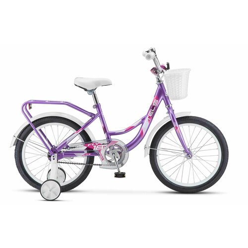 Велосипед 18 Stels Flyte Z011 Сиреневый для детей от 5 до 7 лет на рост 105-130 см