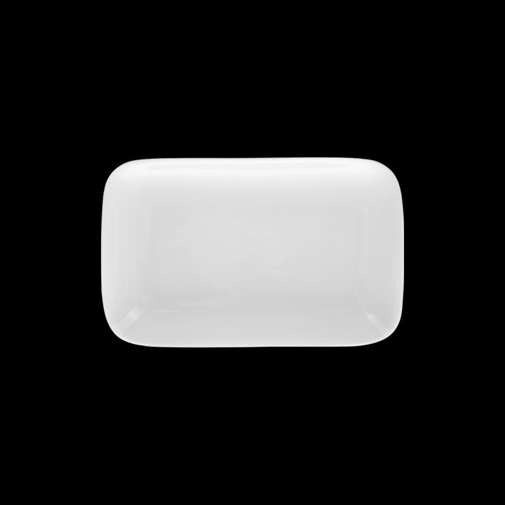 фото Блюдо фарфоровое "Chan Wave" прямоугольное 11х8см