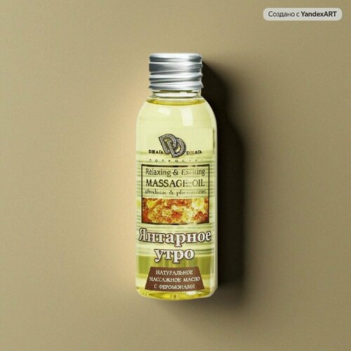 Натуральное массажное масло Янтарное утро - 50 мл.