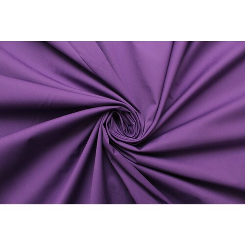Ткань Костюмный хлопок стрейч чернильно-фиолетовый, 340 г/пм 0,5 м