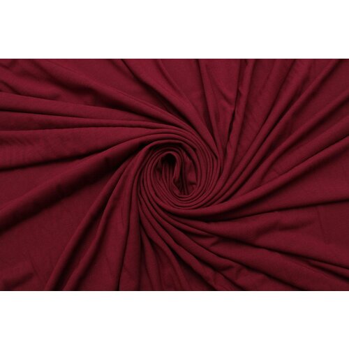 Ткань Трикотаж-стрейч вишнёвого цвета, ш152см, 0,5 м ткань жаккард стрейч бело красный в ёлочку ш152см 0 5 м