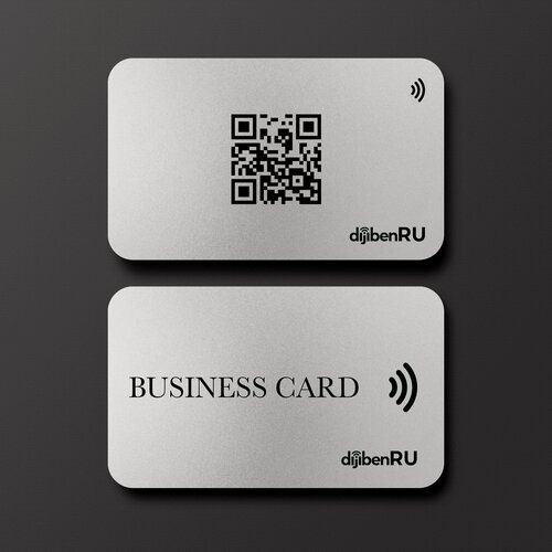 Изображение товара NFC-визитная карточка серебряная Business Card от Dijiben
