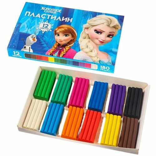 Пластилин 12цв 180г Холодное сердце 502₽