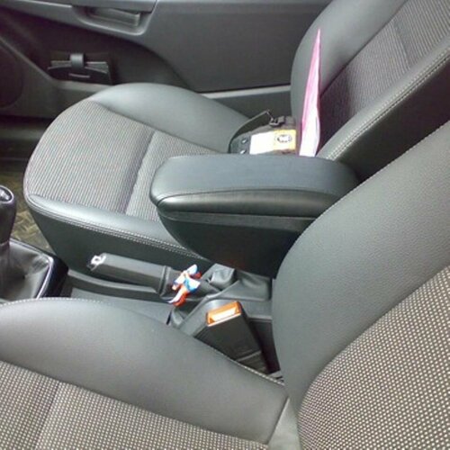 Для Opel Astra H 2004-2014 Подлокотник с внутренним боксом и сдвижной крышкой черный POAH56