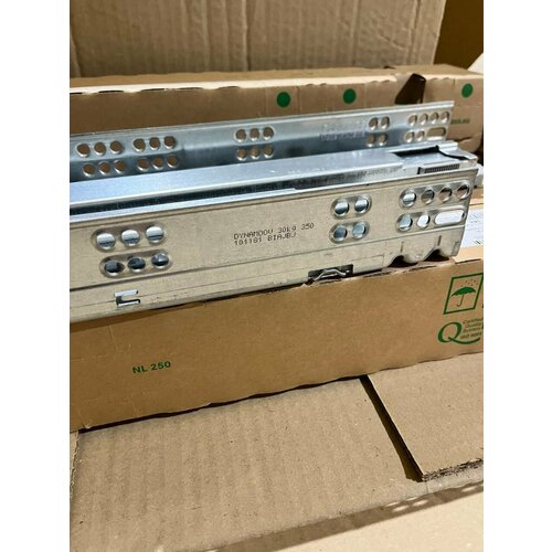 Направляющие скрытого монтажа полное выдвижение Dynamoov FE NL350 30 Self-close Slide-on mounting Grass Австрия 3200₽