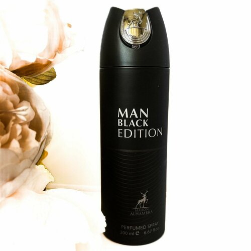 Мужской парфюмированный дезодорант Al-Hambra Black Edition alhambra man black edition парфюмерная вода