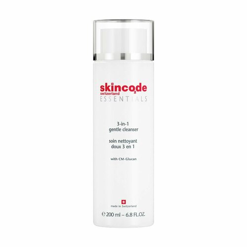 SKINCODE Мягкое очищающее средство для лица 3 в 1 Gentle Cleanser