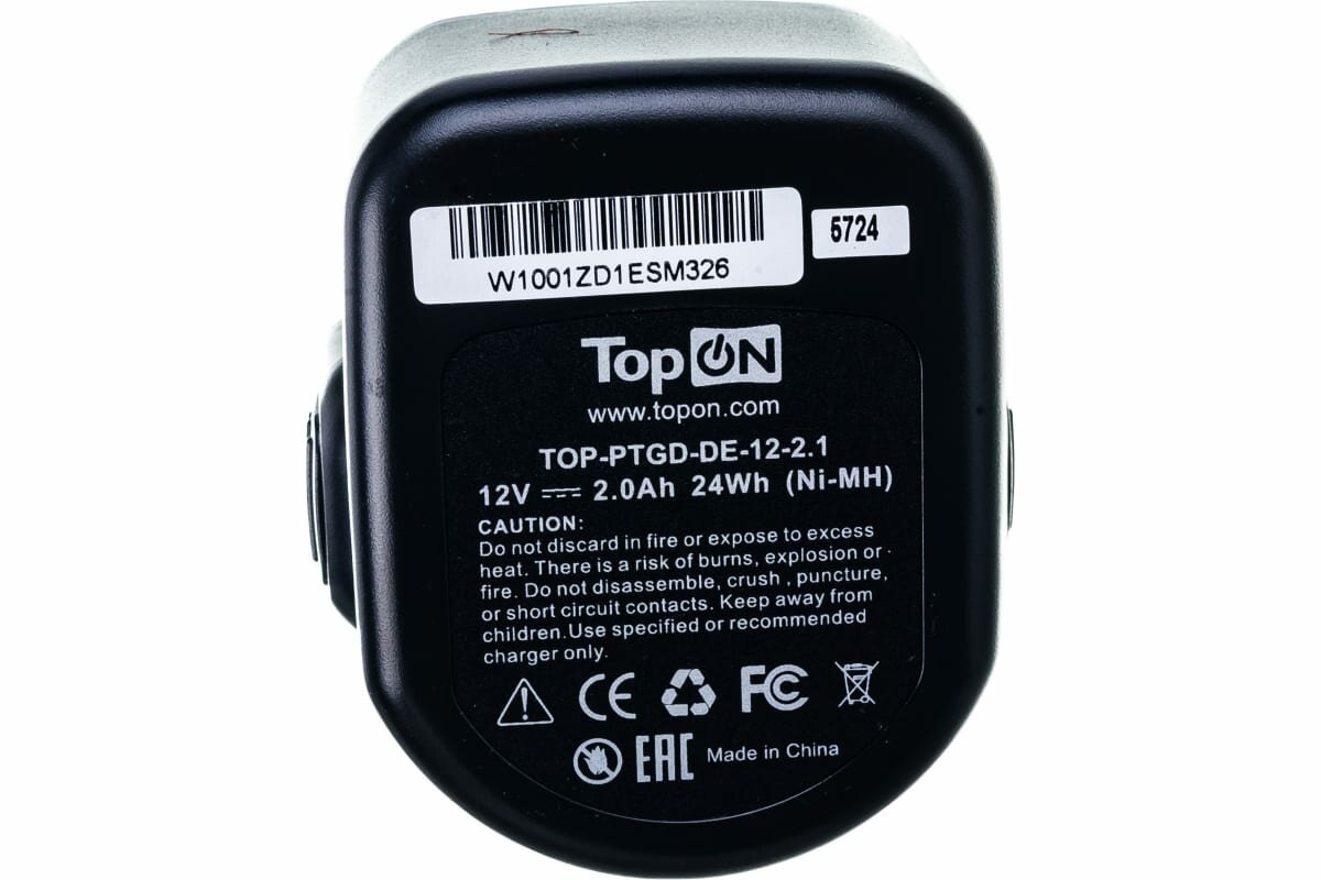 Батарея аккумуляторная TopON TOP-PTGD-DE-12-2.1 12В 2Ач NiMh (102056) - фото №5