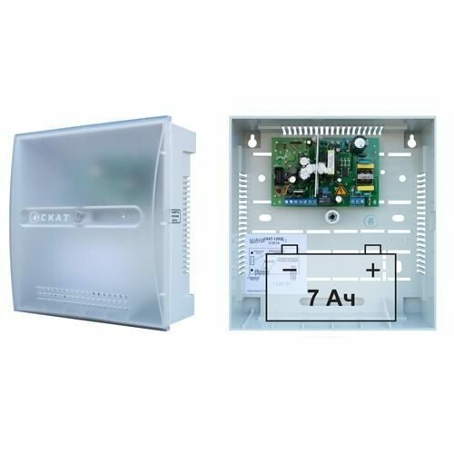 Источник питания СКАТ-1200Д исполнение 1 ИБП-12/3-7 12В 3А (пластиковый корп.)