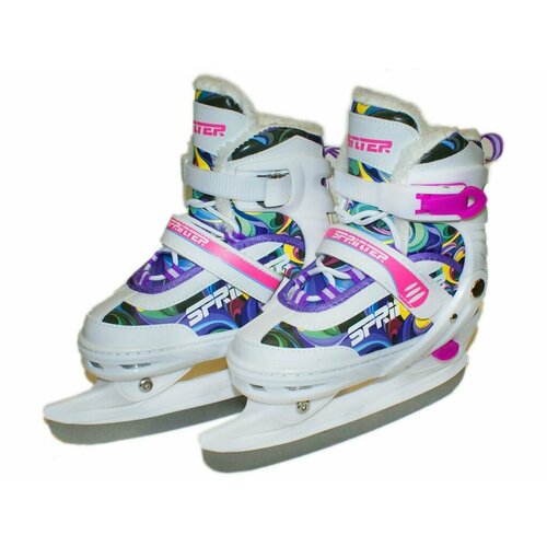 Коньки ледовые раздвижные Размер S S909Б-S 3229₽