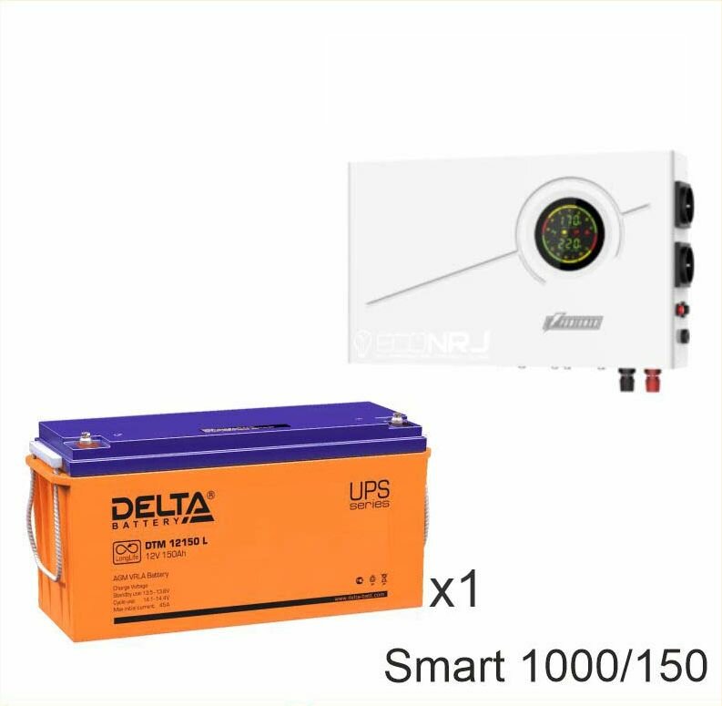 ИБП Powerman Smart 1000 INV + Delta DTM 12150 L