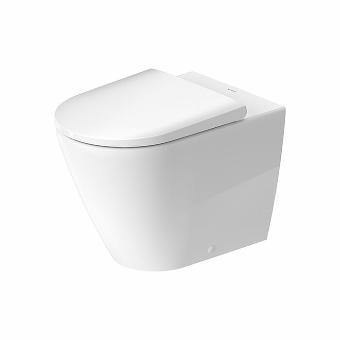 Duravit D-Neo Унитаз напольный 37х58х40 cм, безободковый, слив в стену, цвет белый 2003090000