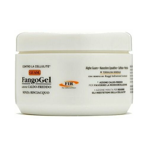 Антицеллюлитный гель для тела с липоактивными наносферами GUAM FANGOGEL SENZA RISCIACQUO AZIONE CALDO-FREDDO CONTRO LA CELLULITE 18544₽
