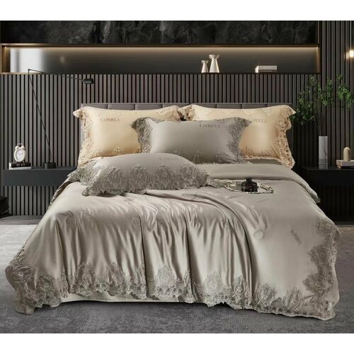 Комплект постельного белья с одеялом, La Perla, Сатин люкс, Евро, наволочки 50x70