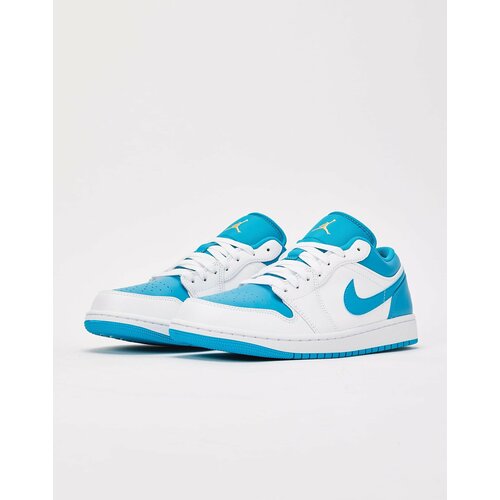 Кроссовки Jordan Air Jordan 1 Low, размер 11,5 us, бирюзовый, белый