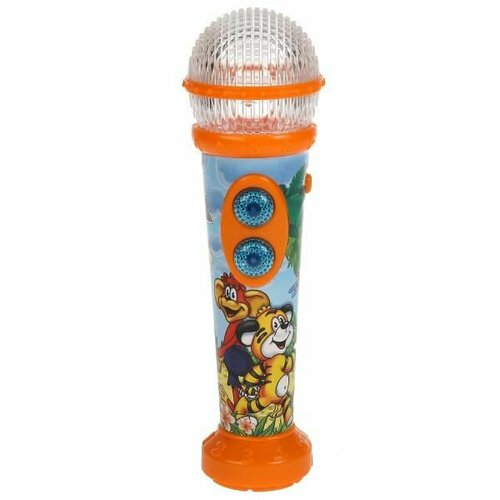музыкальные инструменты умка весёлый микрофон с дискошаром Микрофон с диско-шаром HT466-R