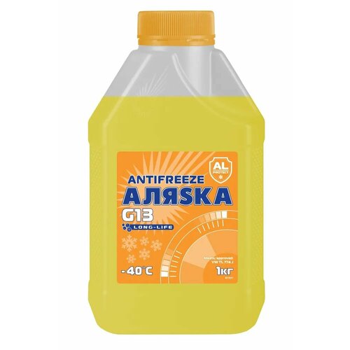 Антифриз Аляска 5018 LONG LIFE желтый G13 1 л 208₽