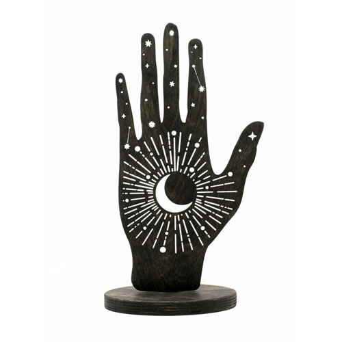 Декор для дома интерьера настольное украшение ASTONOMICAL PALM из дерева от мастерской FrogDog