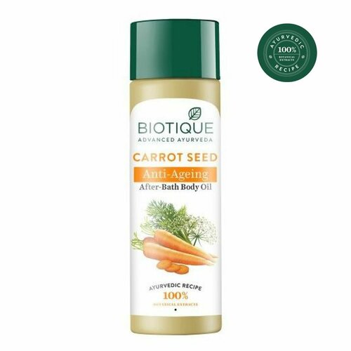 Масло для тела Biotique антивозрастное экстракт семян моркови, 120 мл