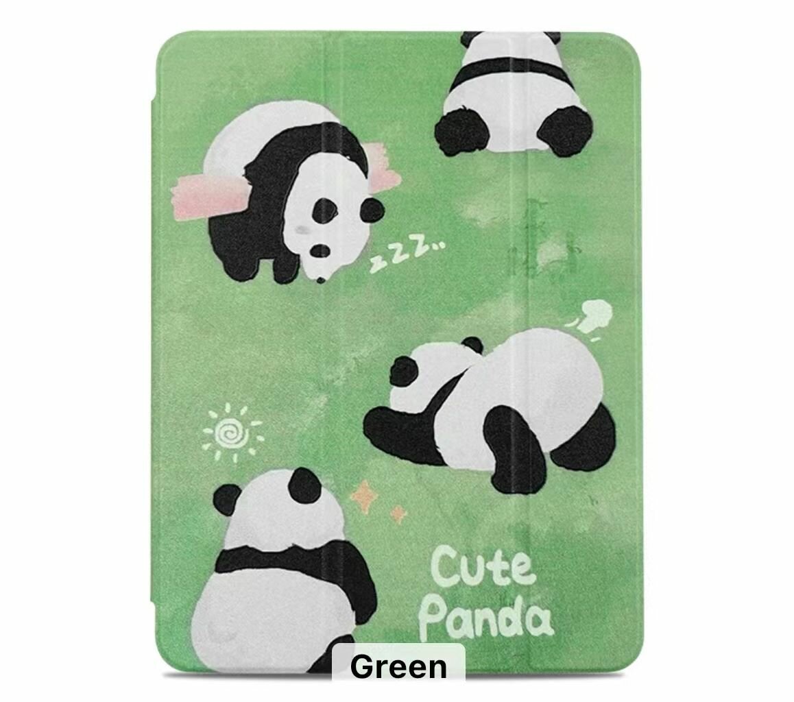 Чехол для Redmi Pad SE / Ксиаоми Редми Пад Се 2023 года 11 дюйма милая панда (с отсеком для стилуса)