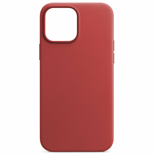 Чехол для iPhone 13 Pro Max Upgrade Leather Case красный