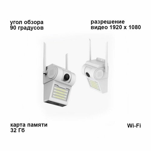 Водонепроницаемая IP-камера 2 в 1 настенный светильник 376900₽