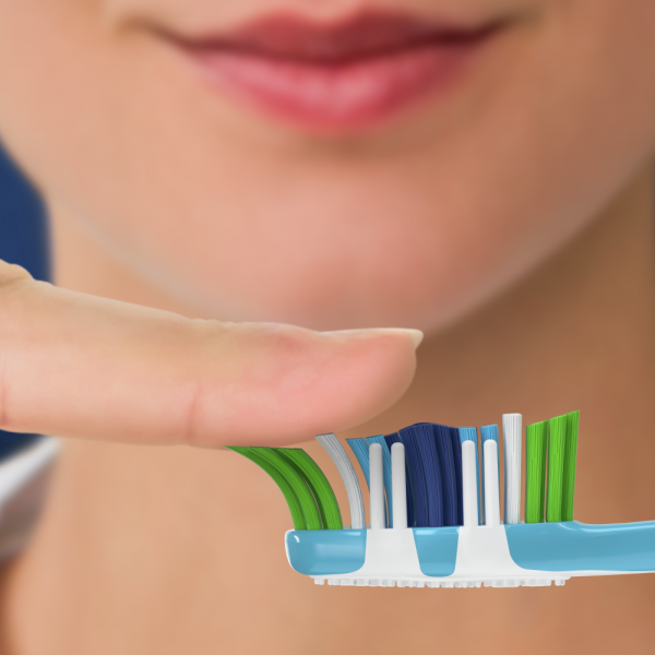 Зубная щетка Oral-b Пятисторонняя чистка, темно-синий, 2 шт. - фото №6