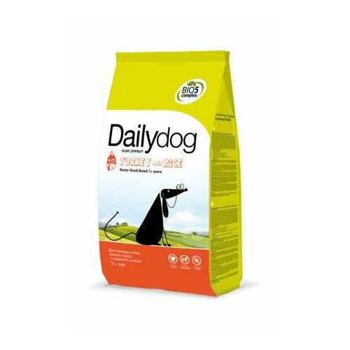 Dailydog Adult Small Breed Turkey and Rice - Сухой корм для взрослых собак мелких пород, с Индейкой и Рисом (12 кг)
