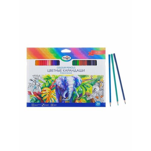 Карандаши 36 цветовГаммаКлассические 1236₽
