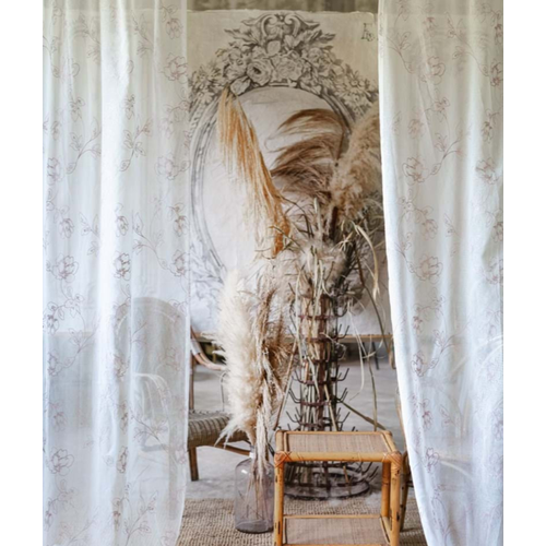 Шторагардинатюль белая для комнаты 140х290 см AUDREY BLANC MARICLO 9640₽