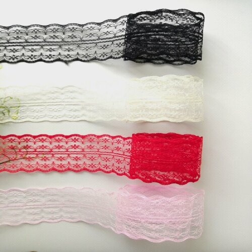 Кружево 4,5 см , набор 10 метров