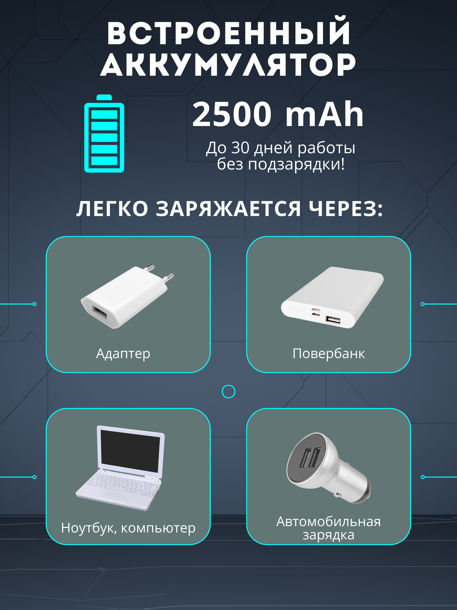 Изображение Портативный ирригатор для полости рта Ирригатор для чистки зубов на подарок +8 насадок в комплекте